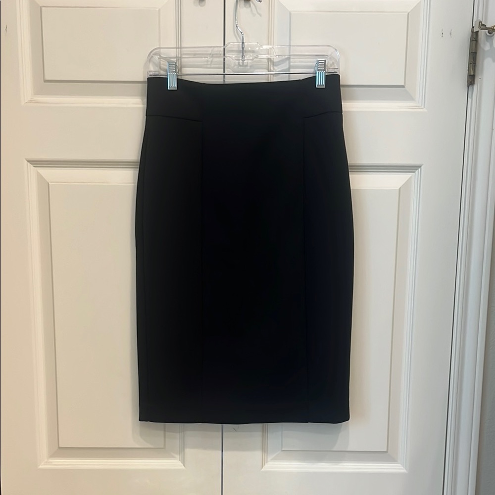 Ann Taylor Black Knee-Length Pencil Skirt